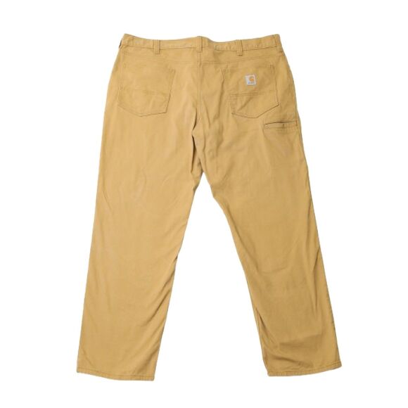 Carhartt Rugged Flex Relaxed Fit 5 Pocket Work Pant BN2517-M Hickory Tan M 42x32 - Picture 2 of 15